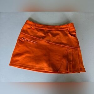 PGM Women's Orange Golf Skort Size 10.